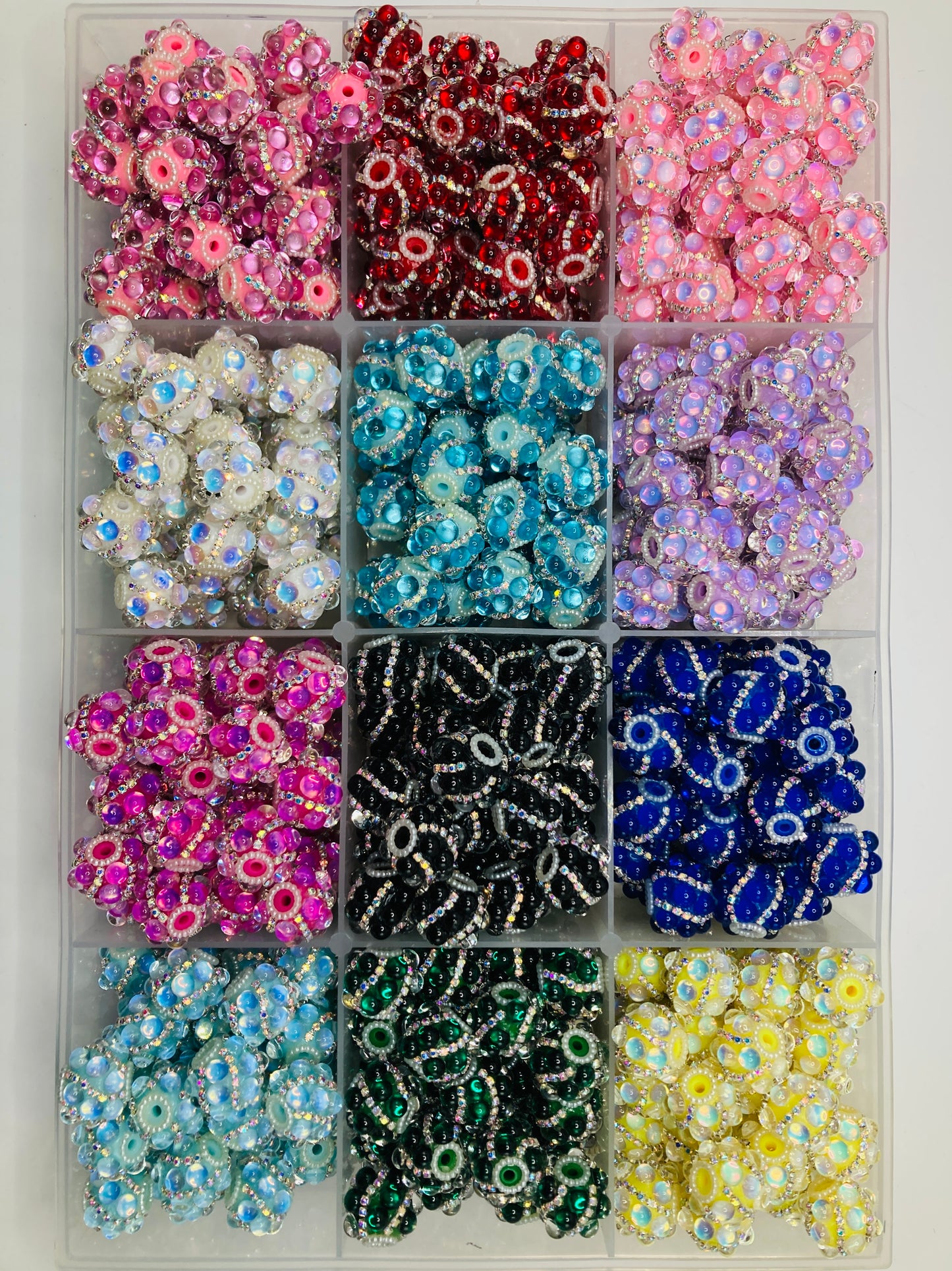 bubble fancy bead bubble bead with chain random mixed