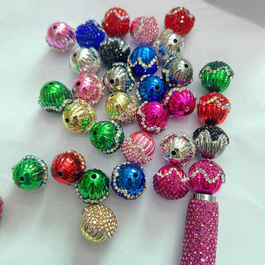 Acorn bead drip bead uv pumpkin drip beads