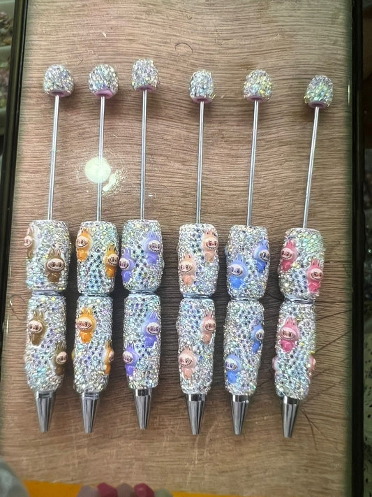 Labu pens rhinestone pen fancy pens clay rhinestone pens ,colorful random mix