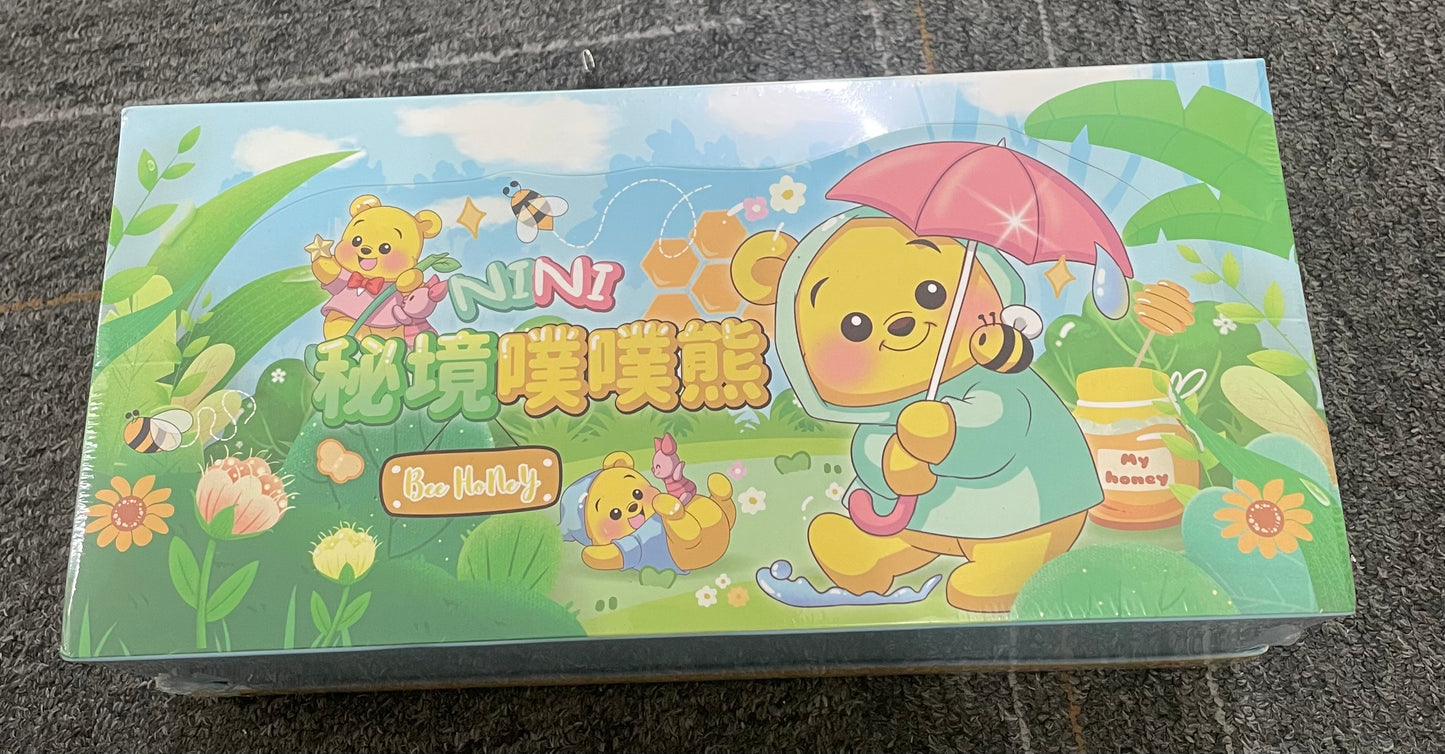 solid color Nini secret realm pen topper blind box Winnie pooh figure character topper