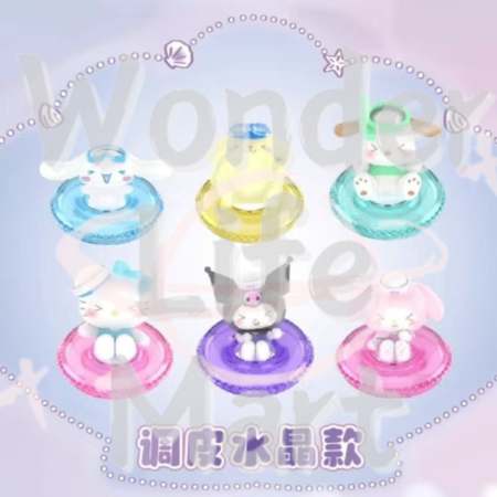 Sanri Series swim ring Cute cartoon character blind box blind bag Random Mix