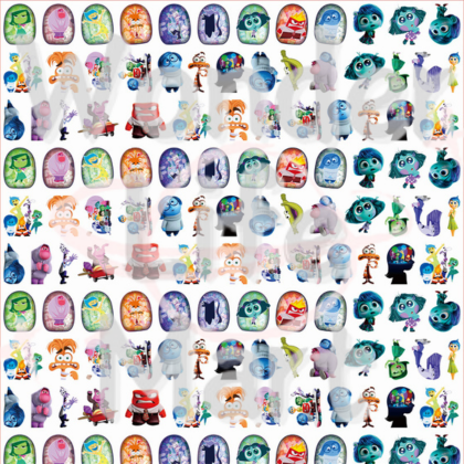 shake tiny acrylic Classic cartoon double through 4cm acrylic sheet DIY shaker cartoon Random Mix