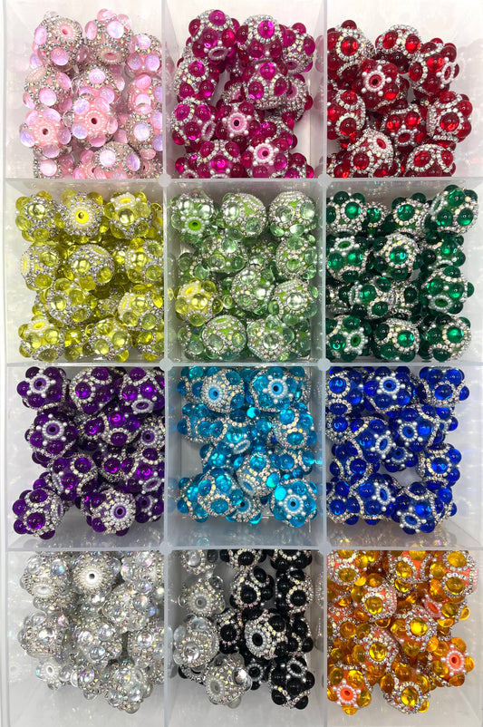 Fancy Beads Bubble Chain Pearl rings and chain rings Random Mix 20mm