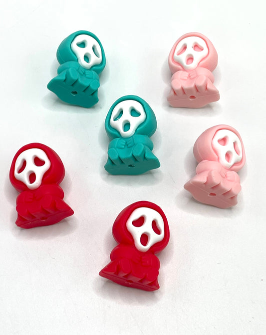 Silicone beads Masked Man Death Cartoon silicone beads 26mm