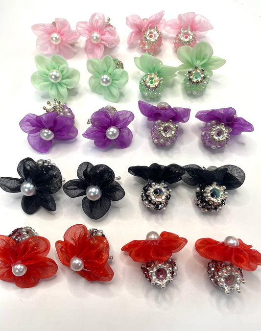 textile fabrica with crown bead fancy bead silk bow pillow fancy bead craft with crown organza silk finishing bow ,ornament with pearl and sugar stone, delicate handcraft ,randon mix color