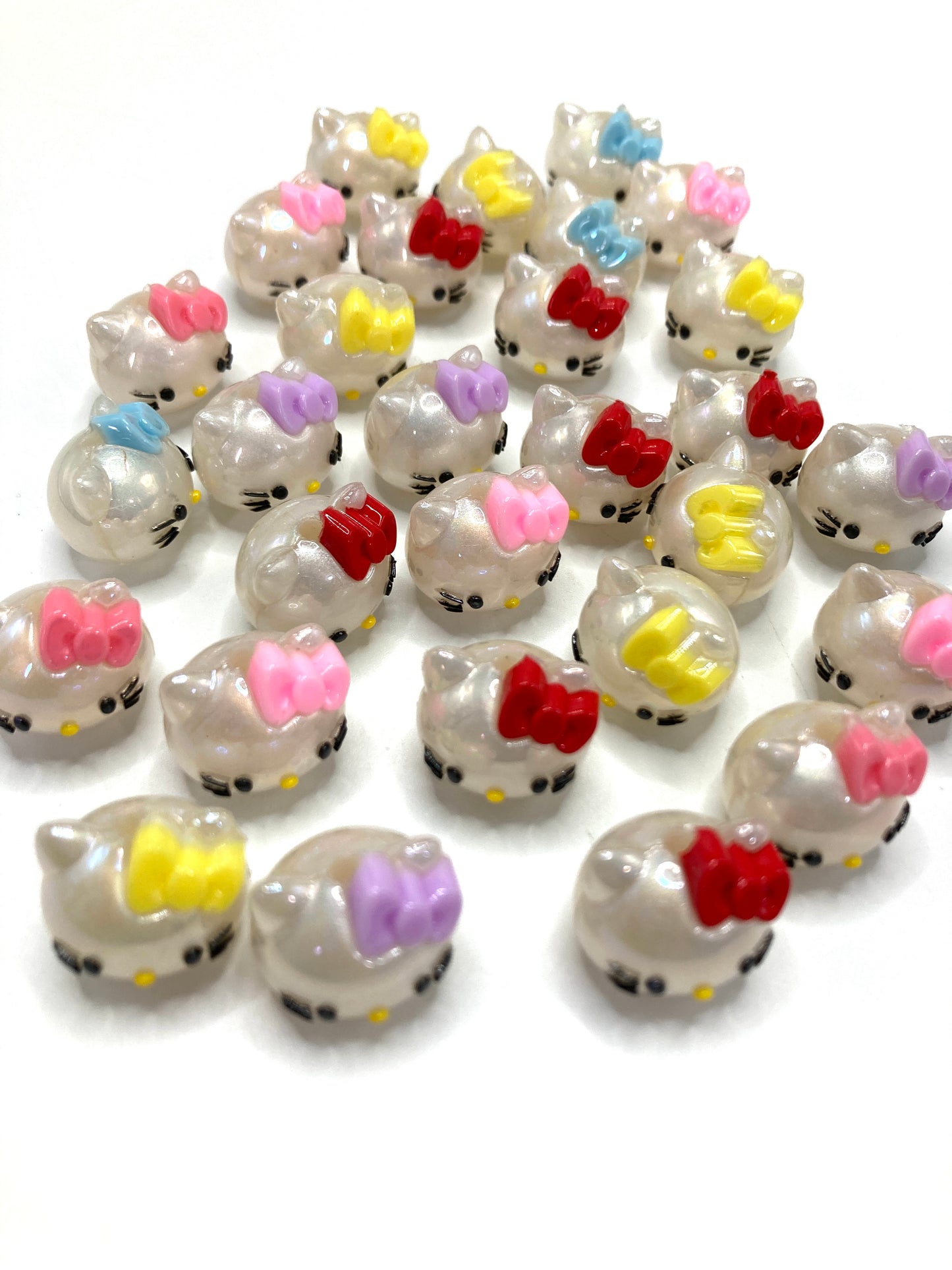 Silicone beads HK glitter Flow sand silicone beads 19mm