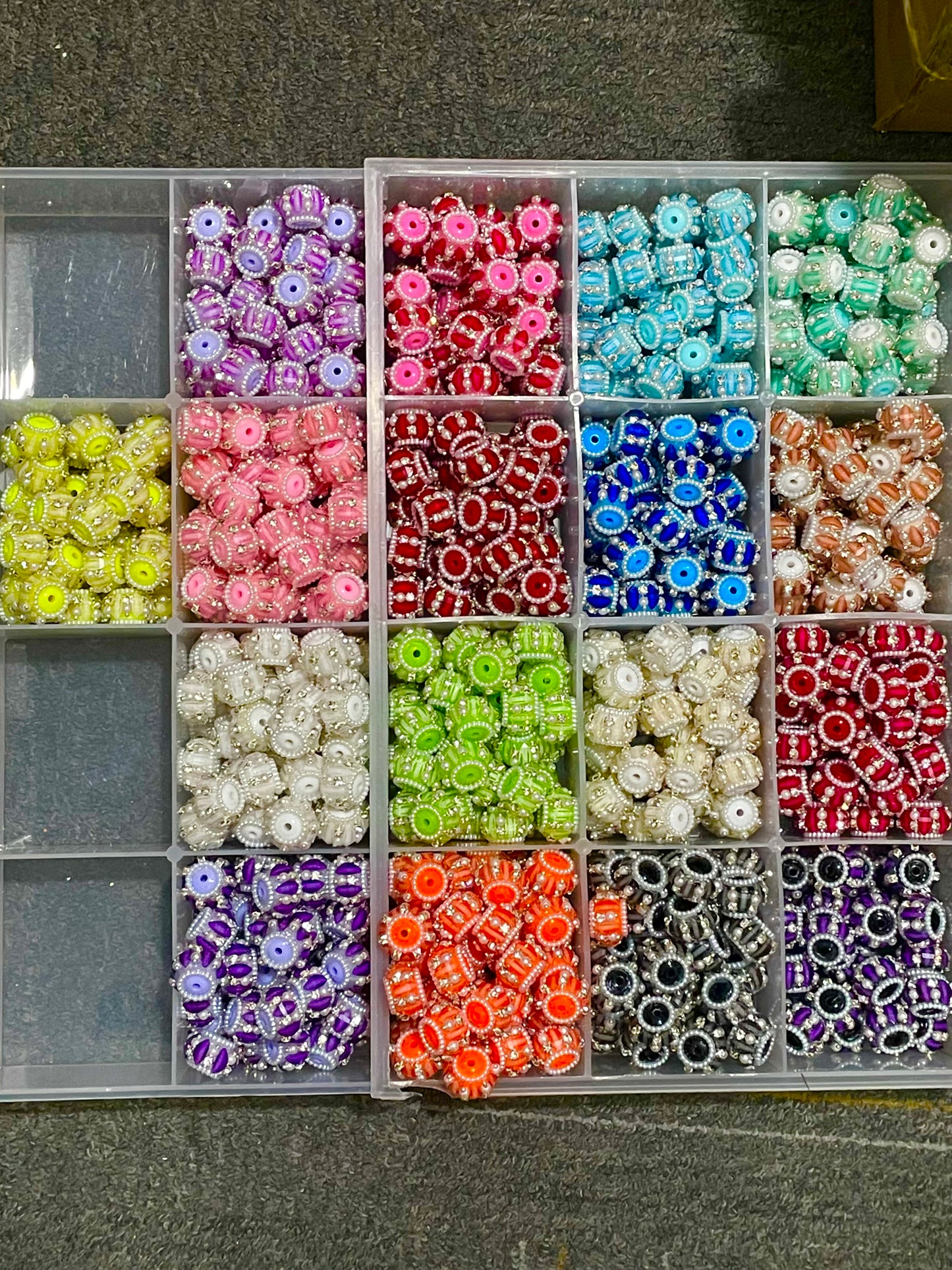 Fancy bead fancy lantern Acrylic beads Pearl Beaded Colored beadRandom Mix