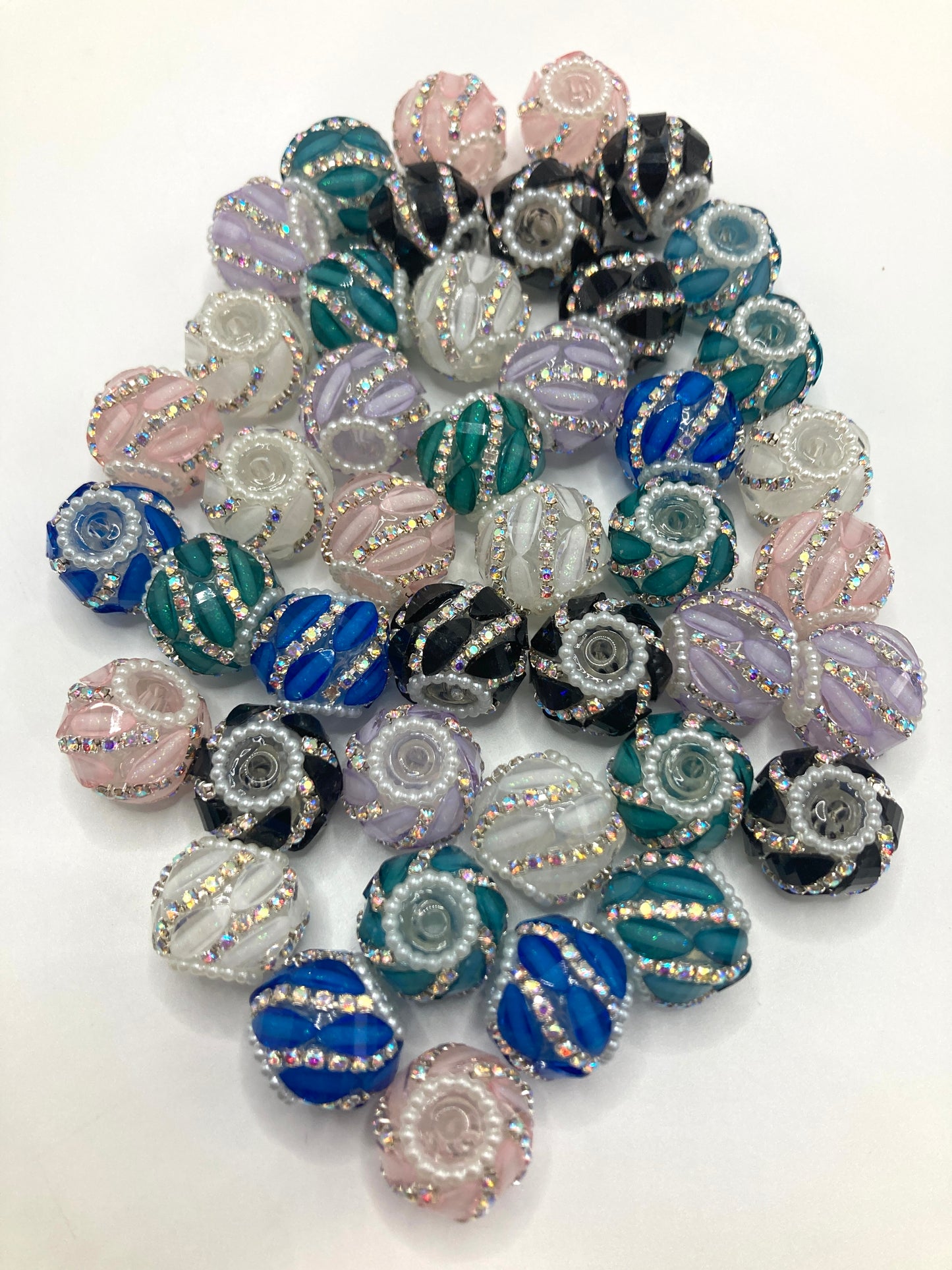 Fancy Beads Acrylic beads Lantern beads Beaded chain beads Random Mix