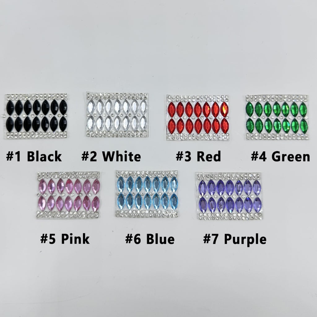 Pen wrape DIY Bling Bling Wraps with Clear Rhinestone Chain Crystals for Pen,78 Small Pieces in 1 Sheet, Please Read the Description