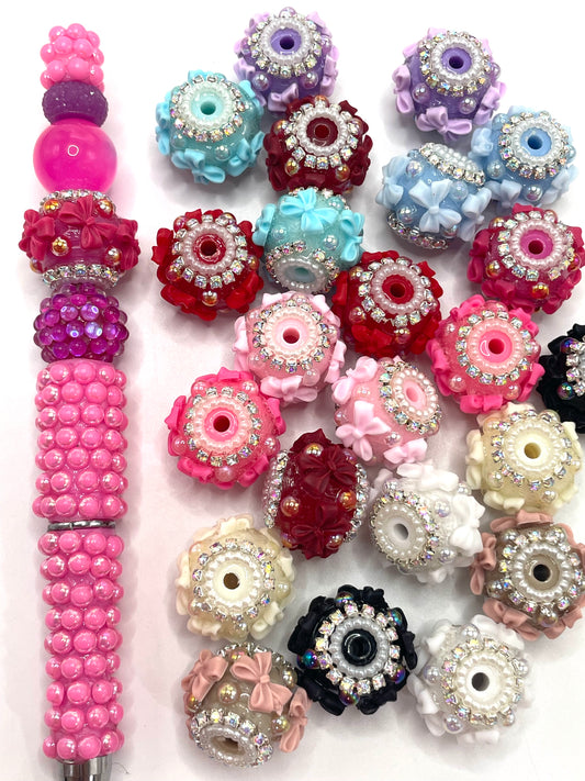 Pearl bubbles Pearl gasket bow Chain uv Bubble Random Mix