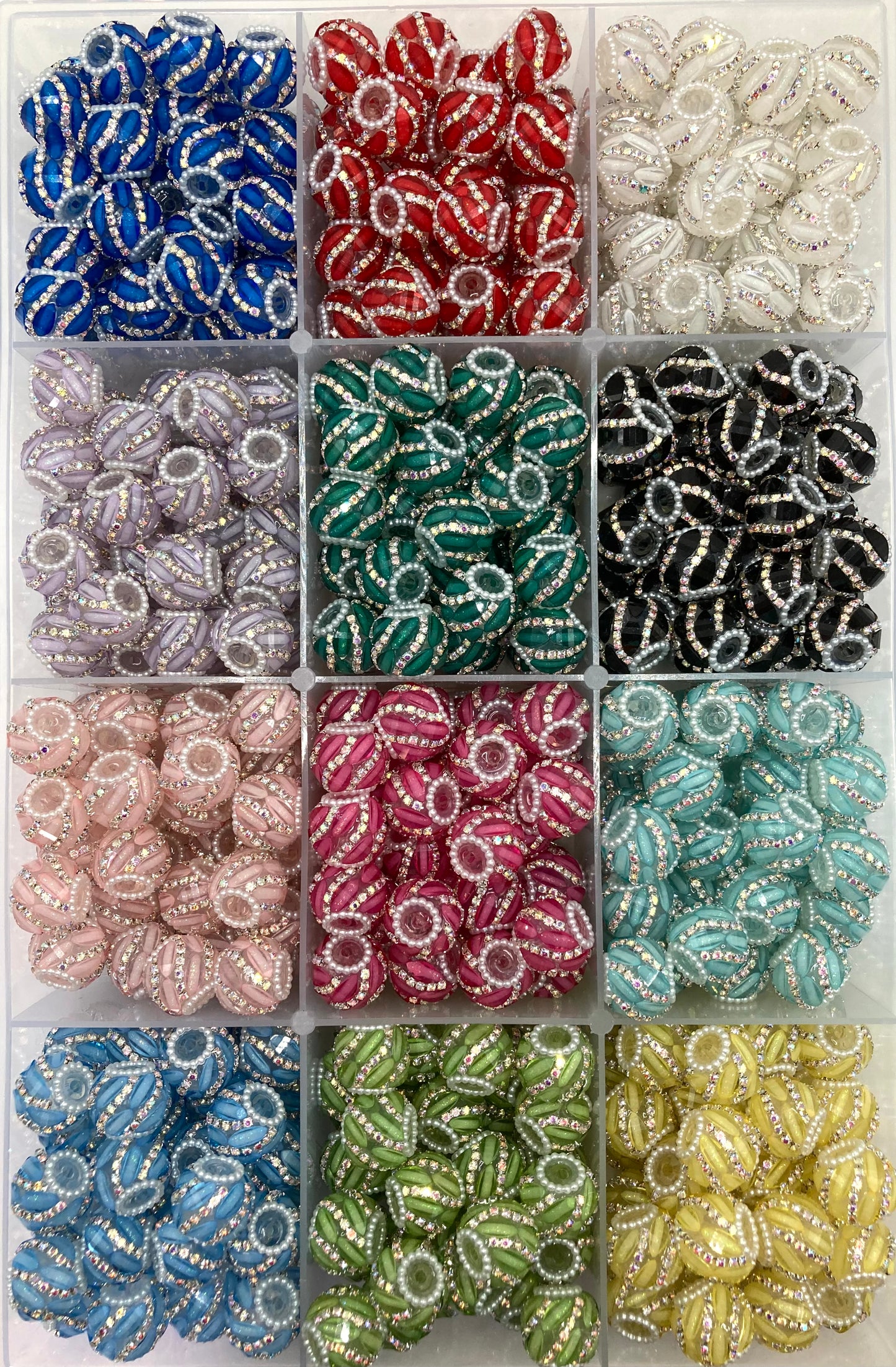 Fancy Beads Fancy Beads Pumpkin slanted chain beads Random Mix