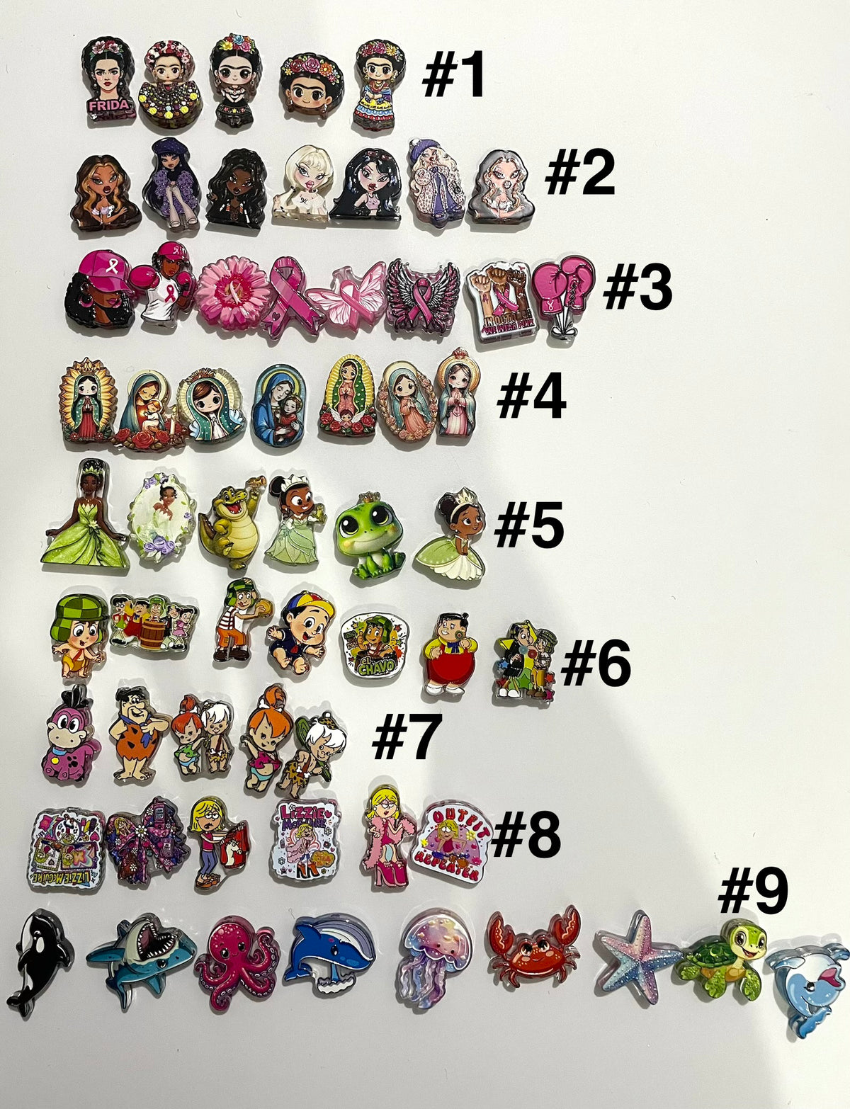 diy beaded beadable crylic  characters focal acrylic focal beads ,figures beads ,variety styles