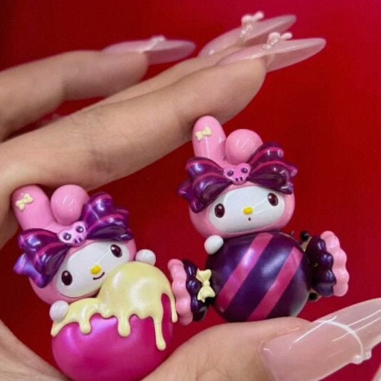 Sanri mymelodynkuromi blind box blind bag sweet topper my melody and kuromi