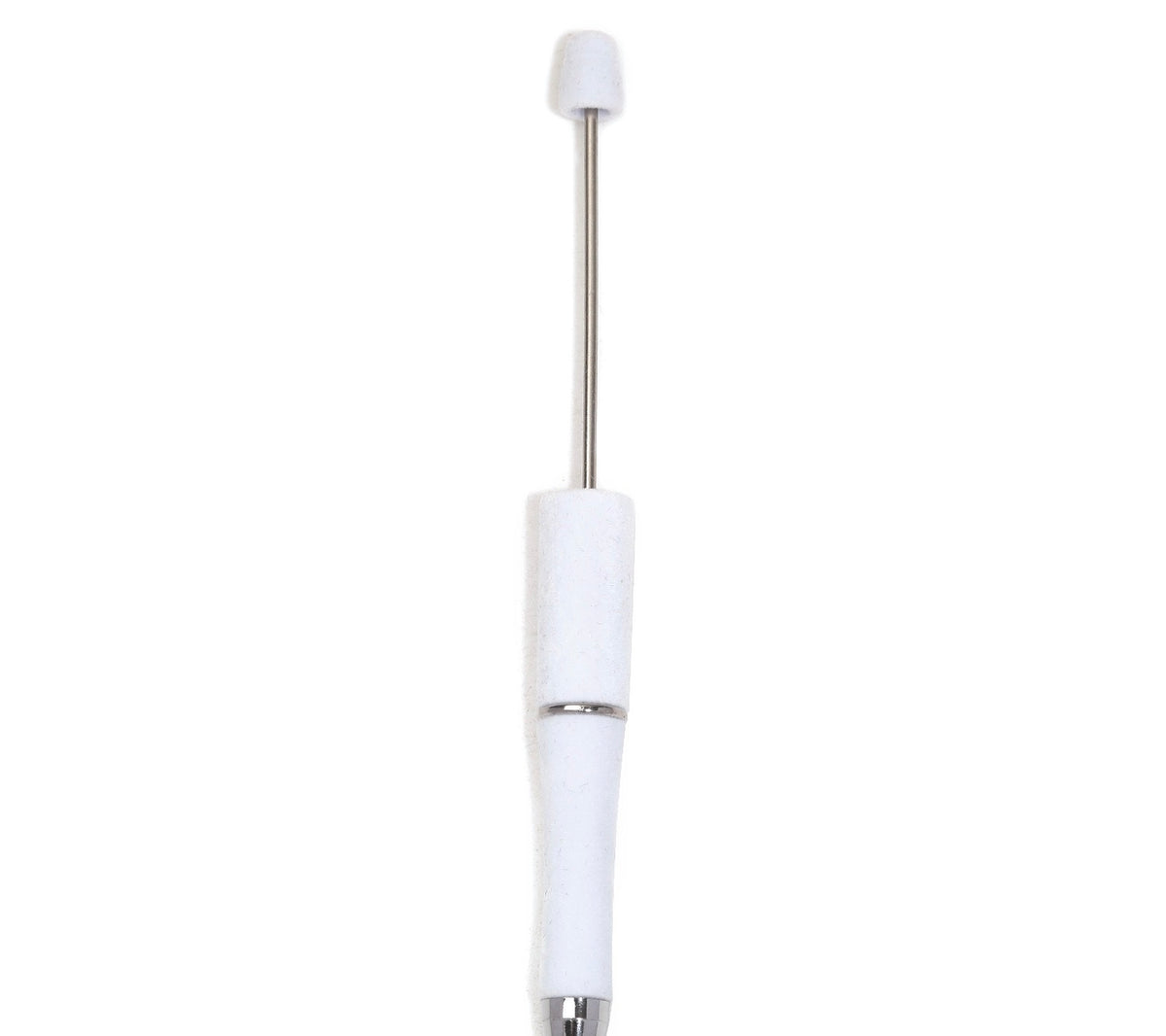 beaded beadable solid flocked fuzzy pen