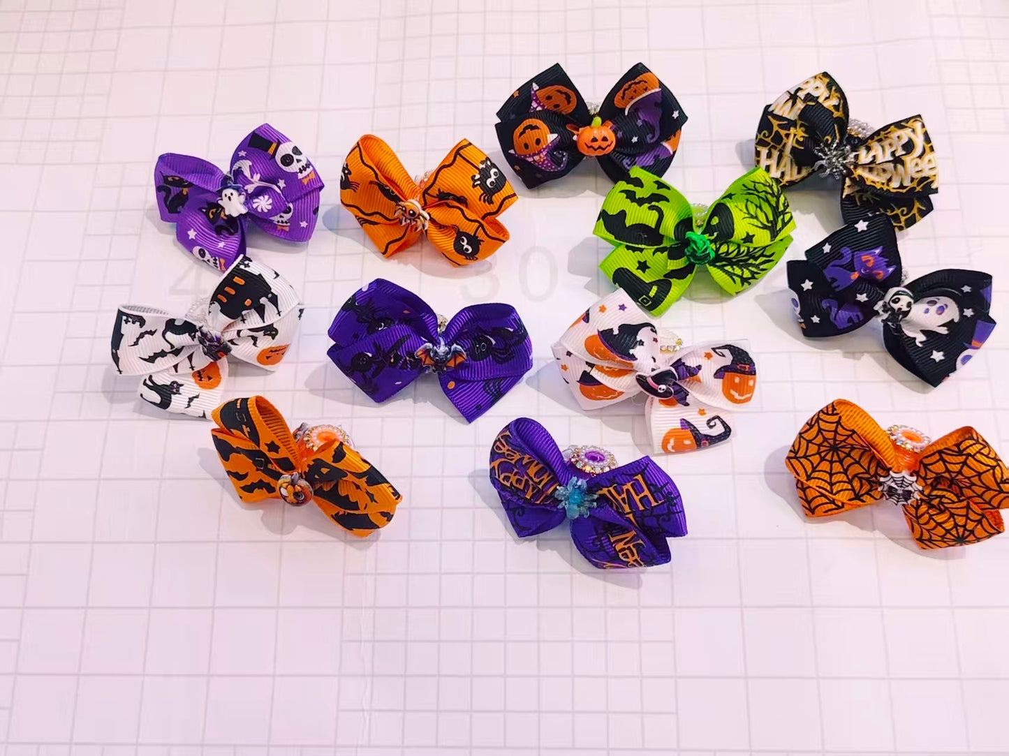 halloween beads bow with holloween charater  horror beads