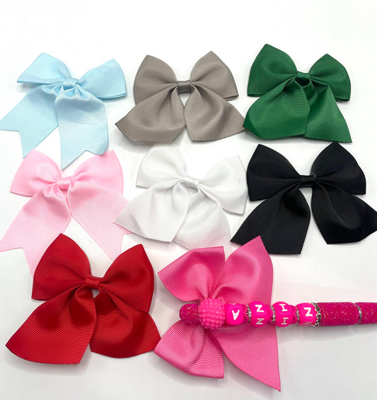 cross-border textile rib bow accessories material for diy beads for any diy 9cm