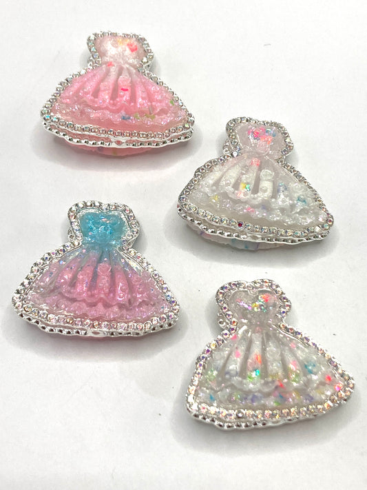 Fancy Beads Alloy metal beads Wedding dress Formal dress glitter kirt Beads