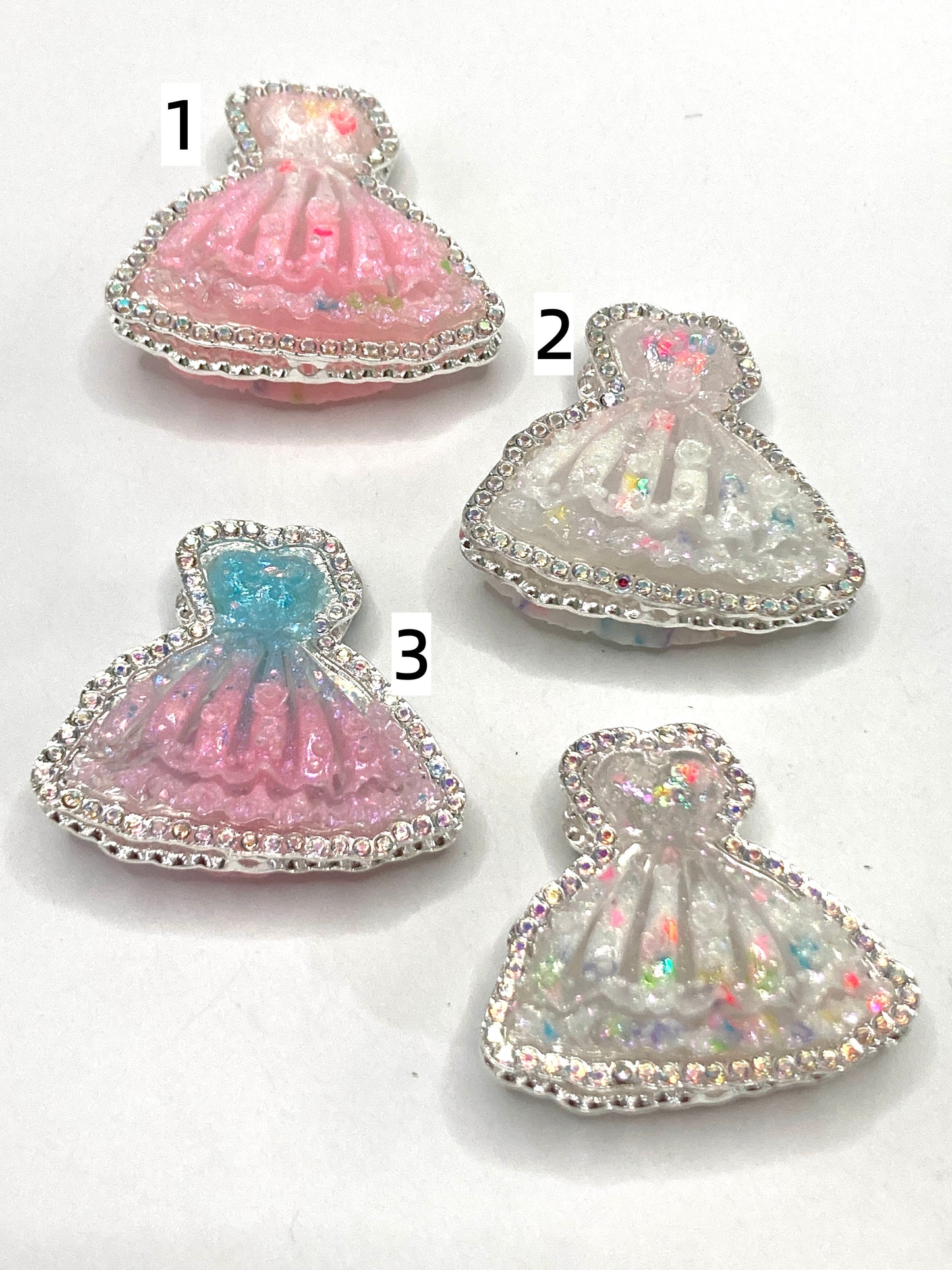Fancy Beads Alloy metal beads Wedding dress Formal dress glitter Beads