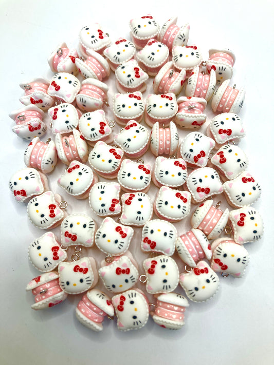 Acrylic beads HK Pendant Earrings 16mm