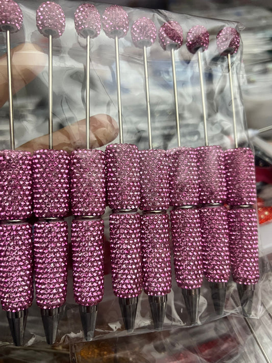 Rhinestone pen fancy rhinestone pen clay base diy pen diy beadable pen beaded pen