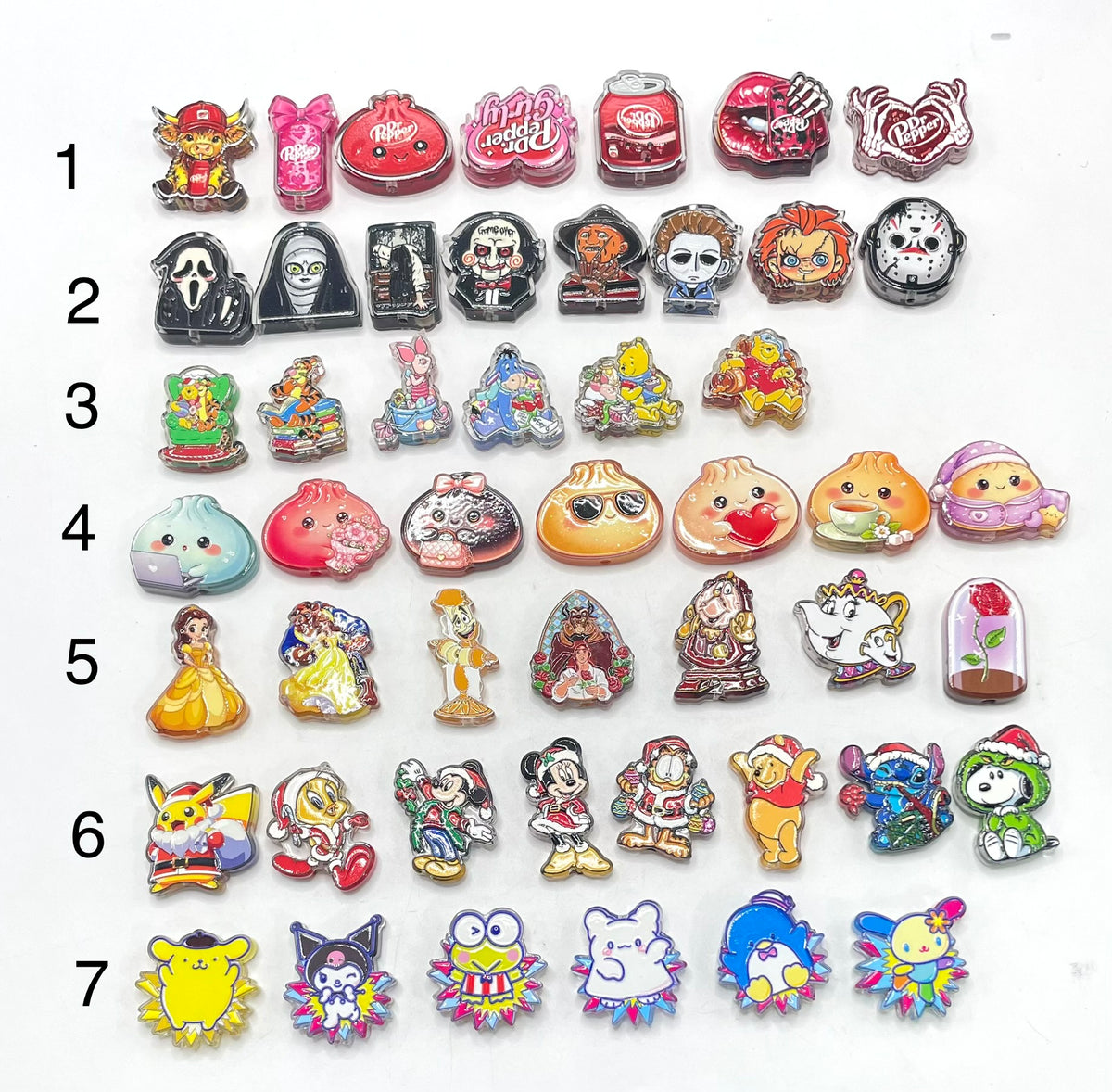 Acrylic piece cartoon beads acrylic beads