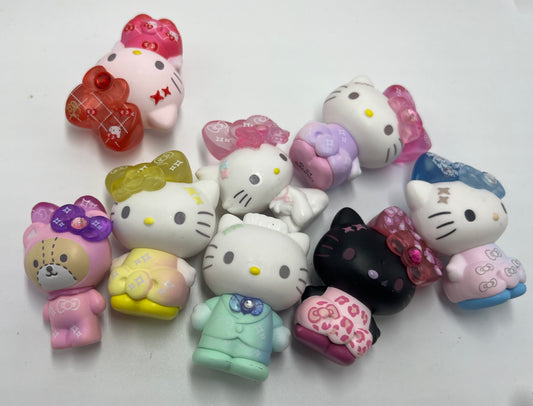 Doll character figures topper for diy craft as pendant as charm as pen topper hello HK 50th anniversary