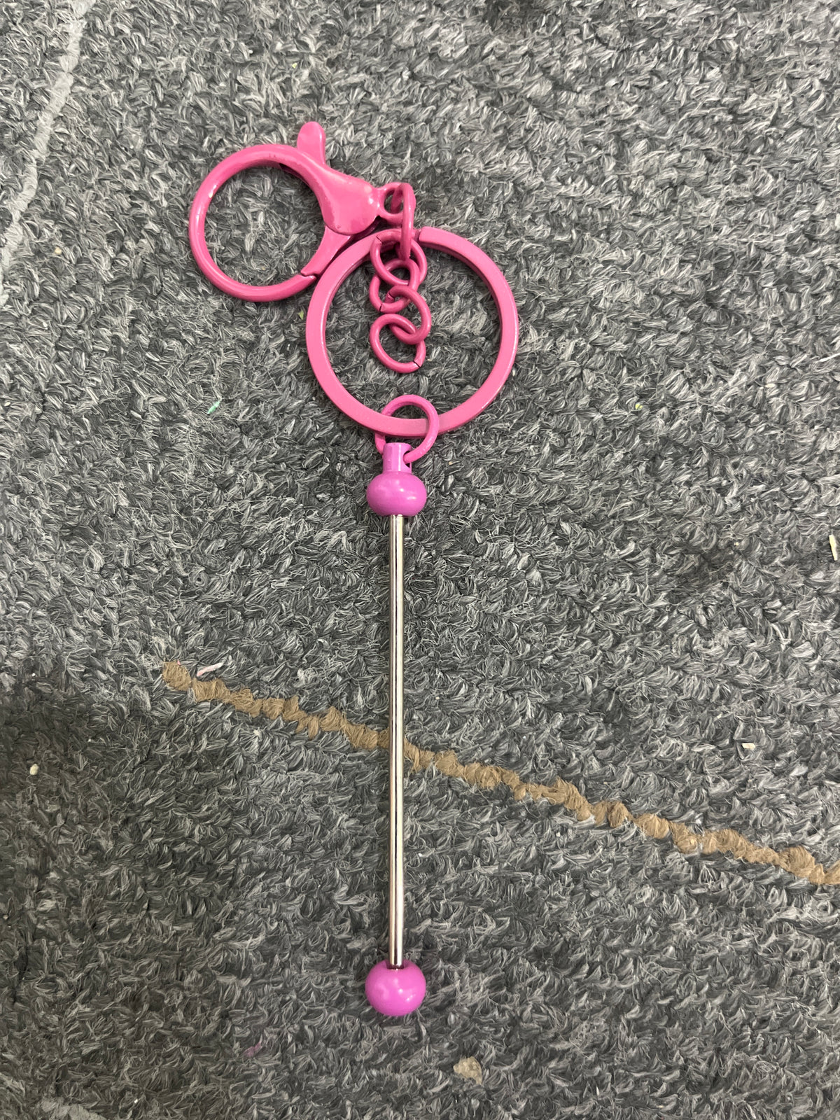 Metal Glossy Keychain in Solid Colors bar size 2.0mm