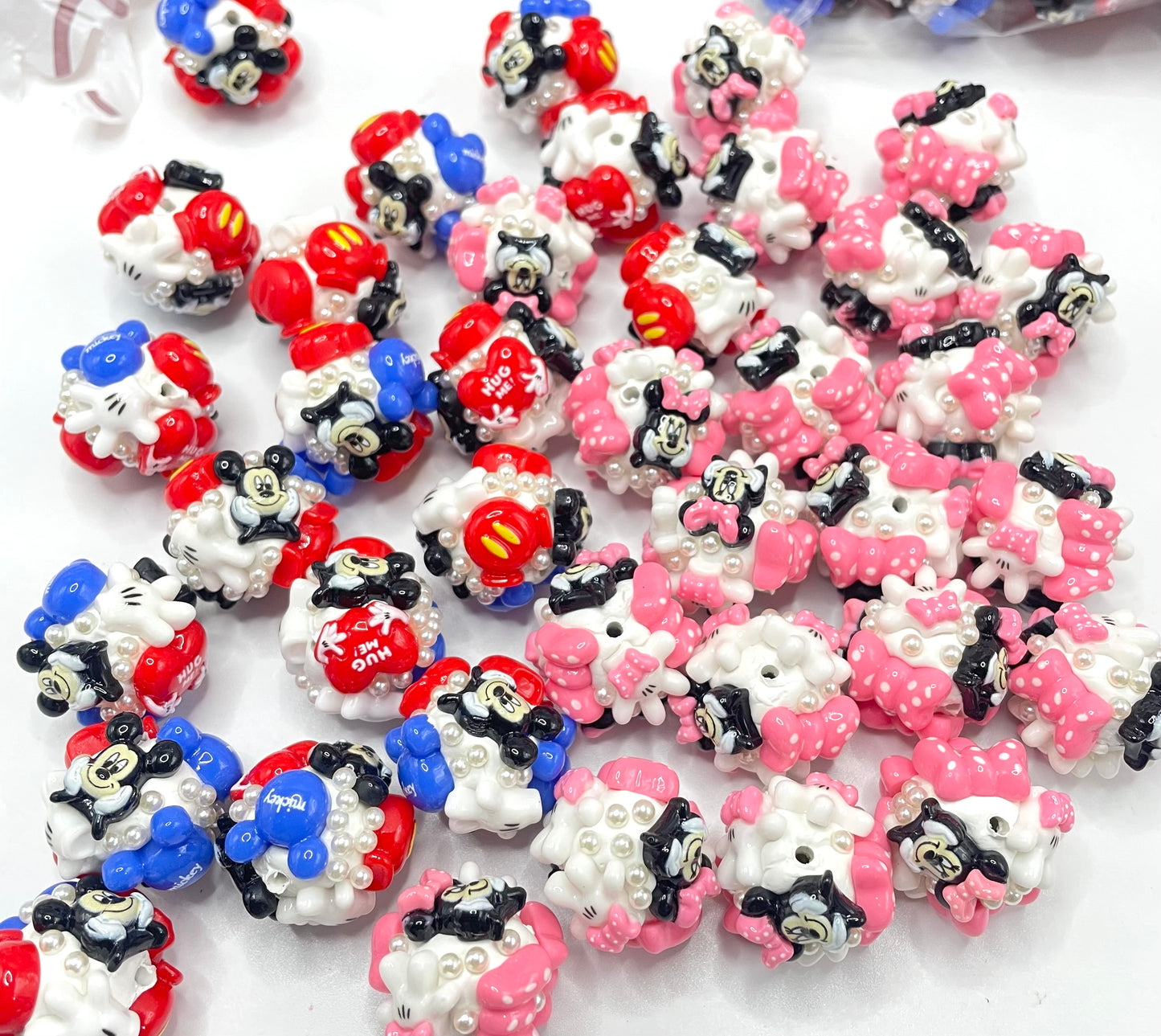 Acrylic charater bead mouse beads cartoon beads