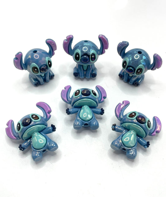 Silicone beads Star Baby Stiddy Hard silicone rubber Cartoon Beads Animation characters  (Height:31mm  Width:30mm)