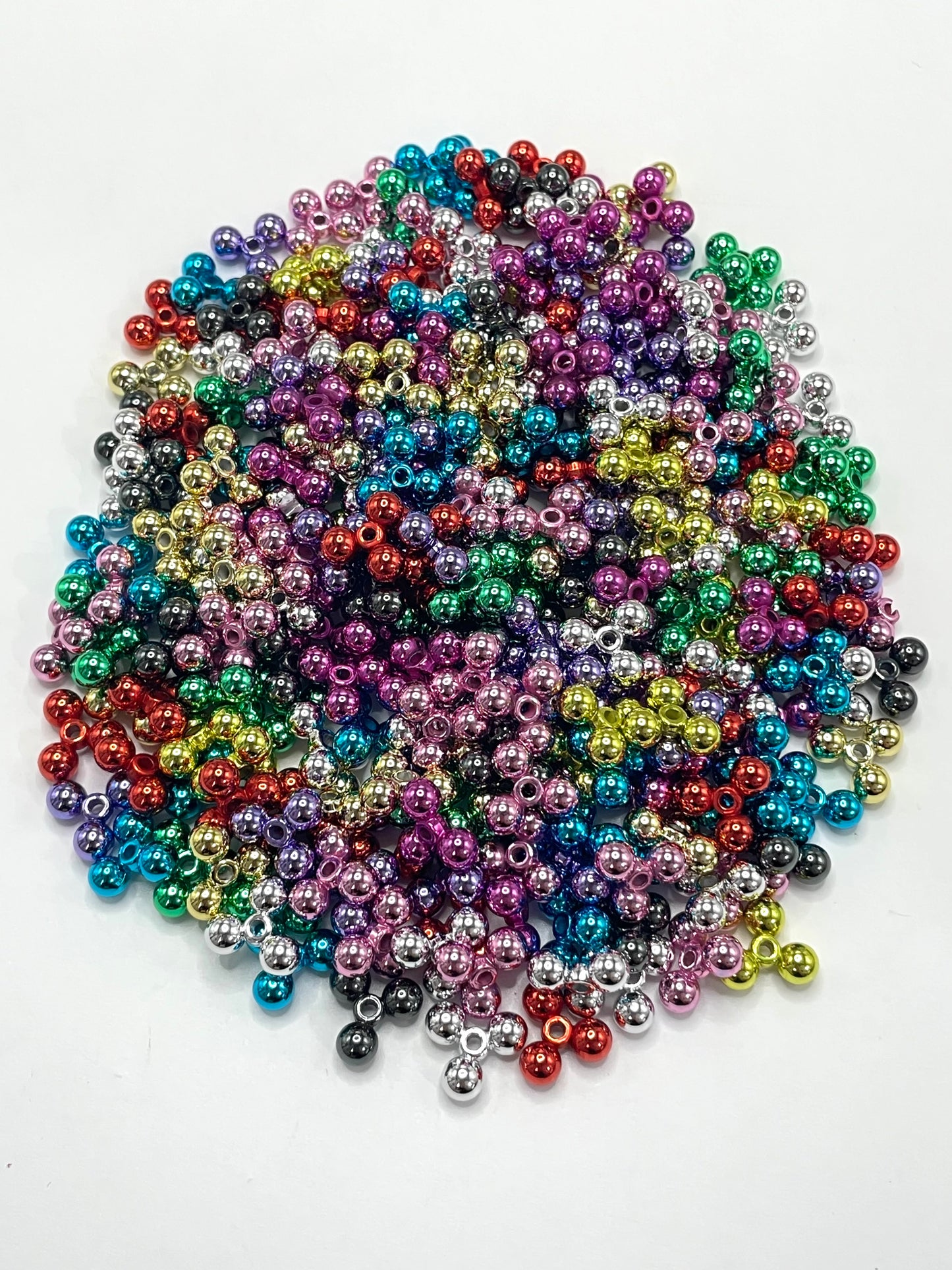 Acrylic Pearl spacers Neon uv Matte Various styles Bubble spacers 13mm