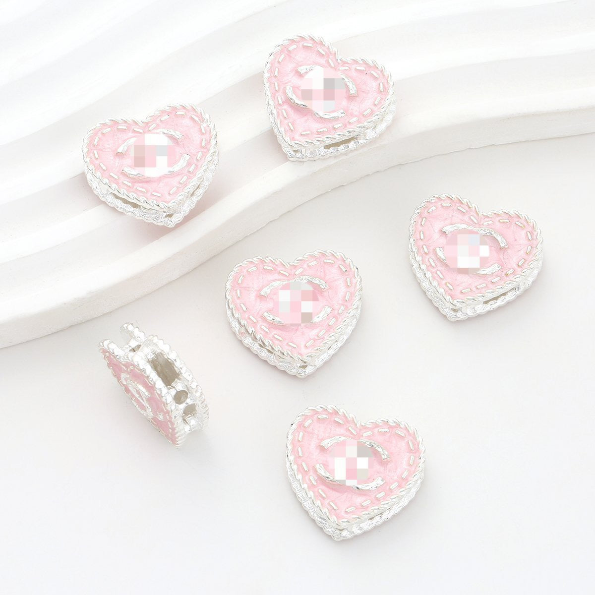 DIY beaded beadable design beads CC beads metallic CC fancy beads