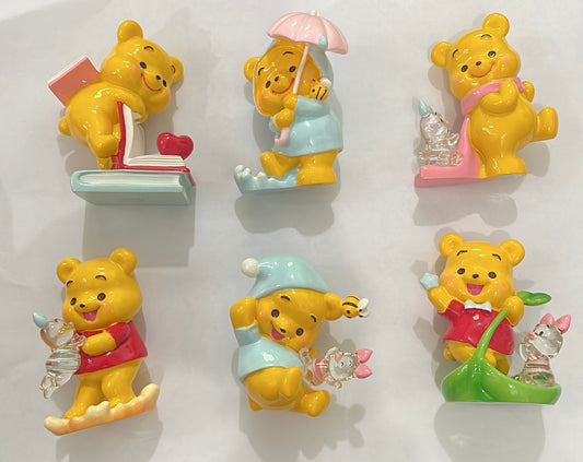 solid color Nini secret realm pen topper blind box Winnie pooh figure character topper