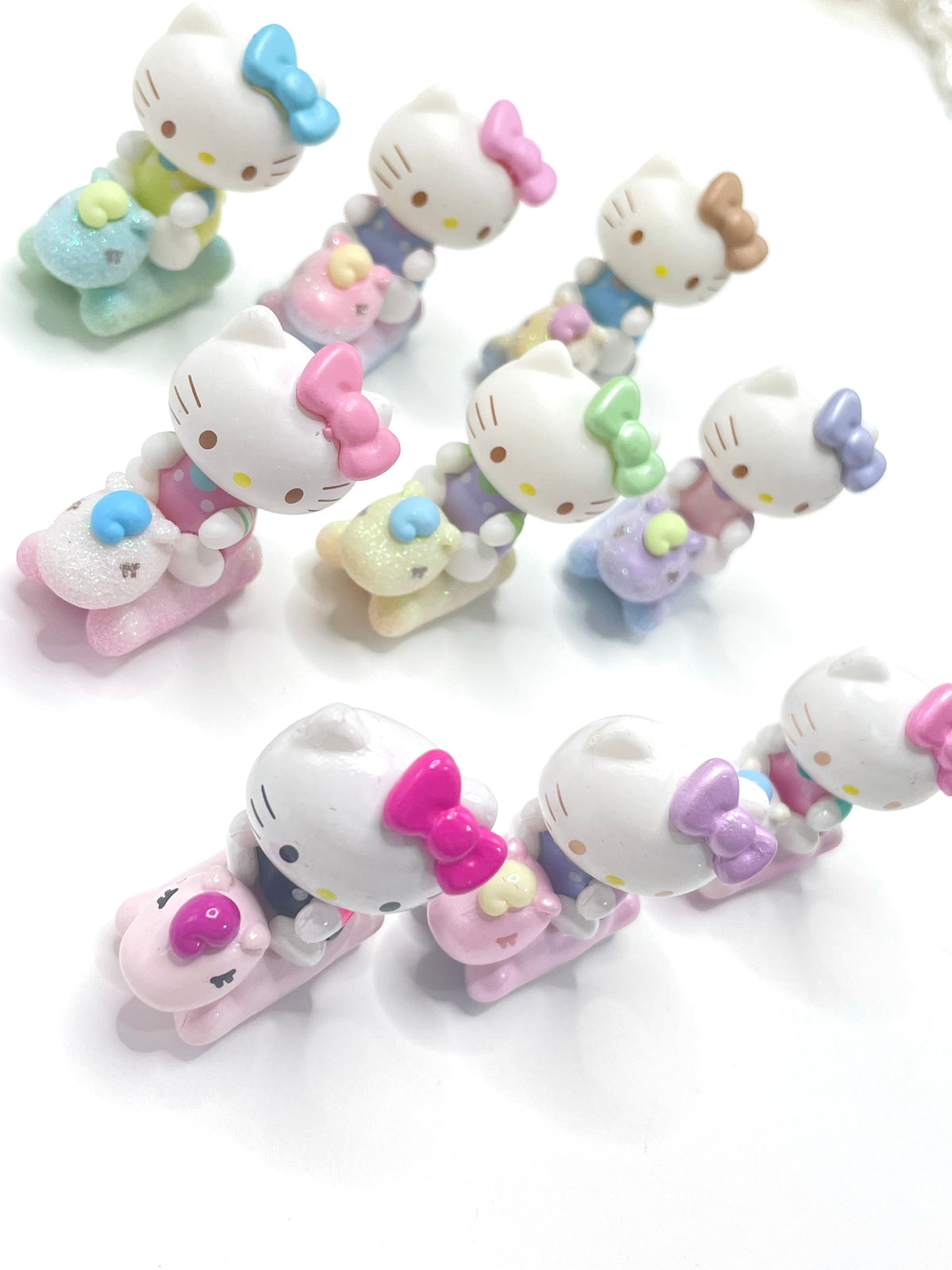 Pen topper character figure HK Sanri diy charm diy beads diy topper kt hello