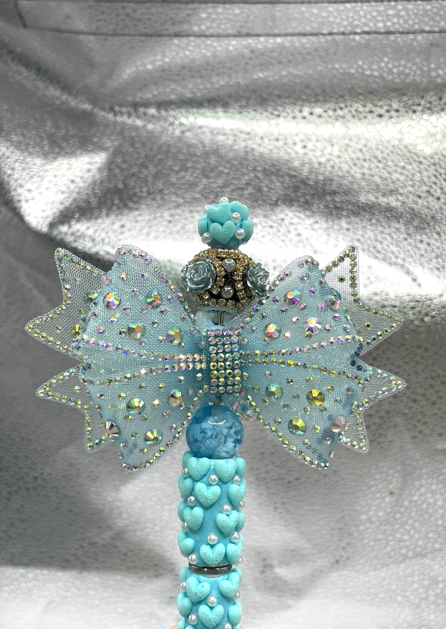 bow Clay beads Large bow Inlay Rhinestone Butterfly and Bow beads Weaving Random Mix