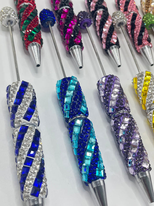 diy pen twist pen rhinestone pen with glass