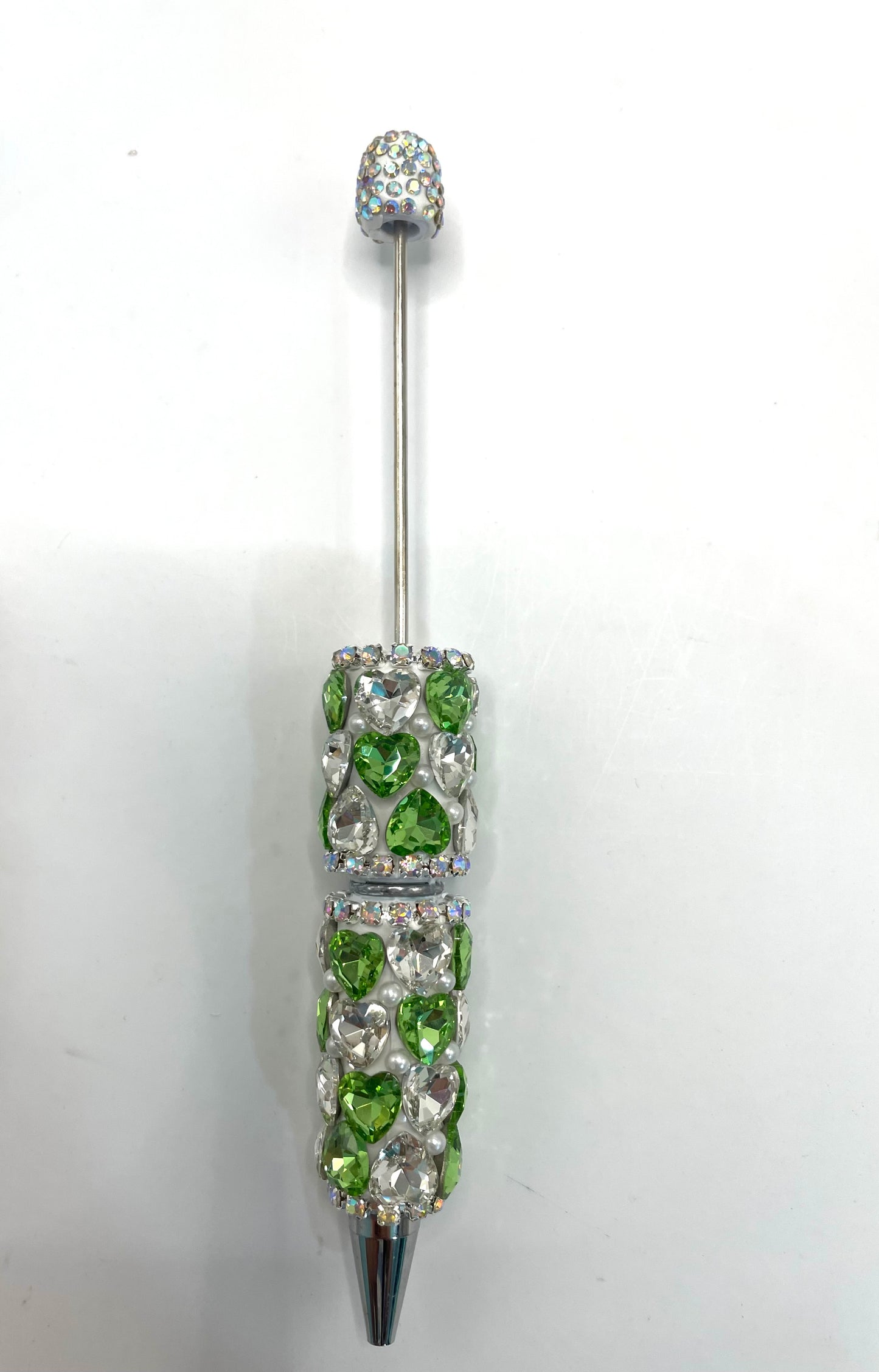 fancy pen fancy crystal heart clay base rhinestone pen mix color