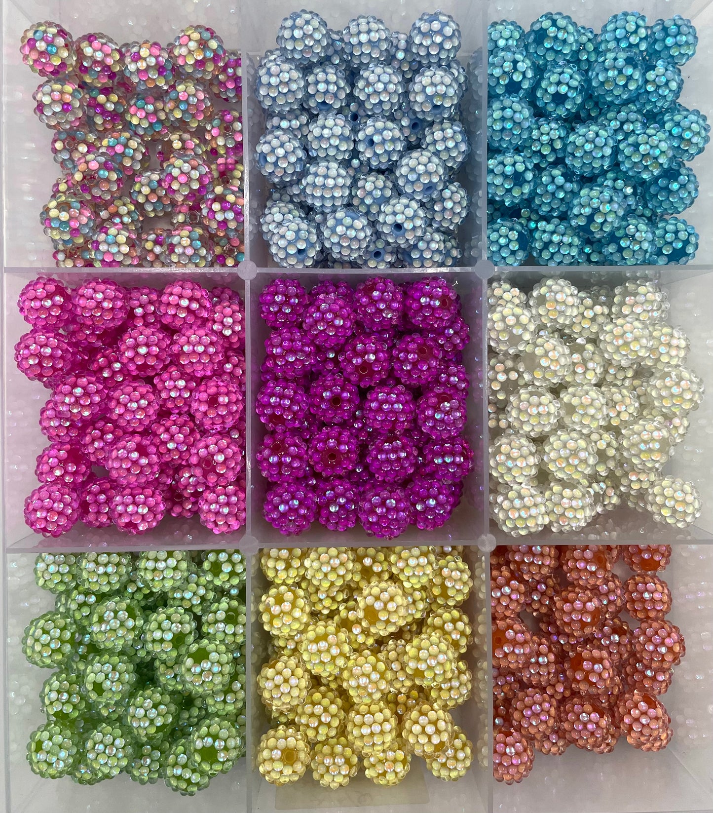16mm bubble beads sold color bubble beads rhinestones bead