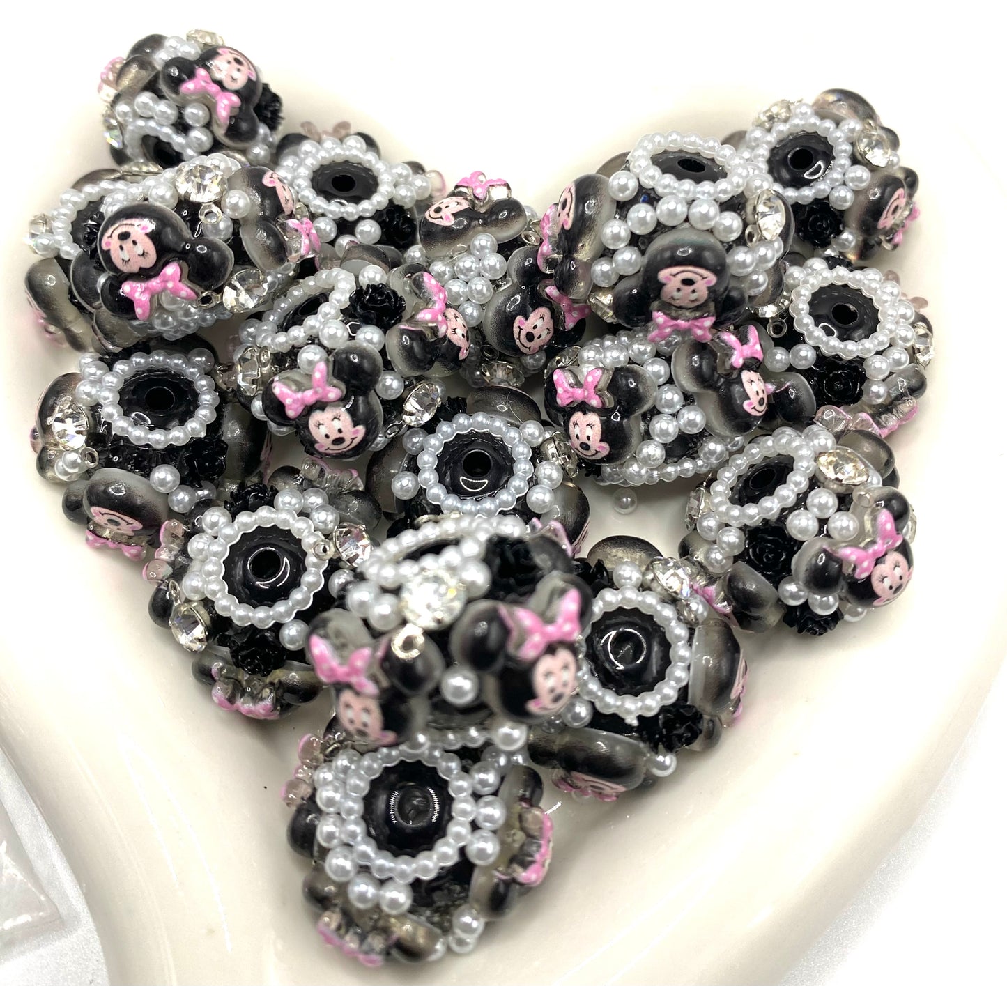 Cartoon bead sugar bead mouse character beads