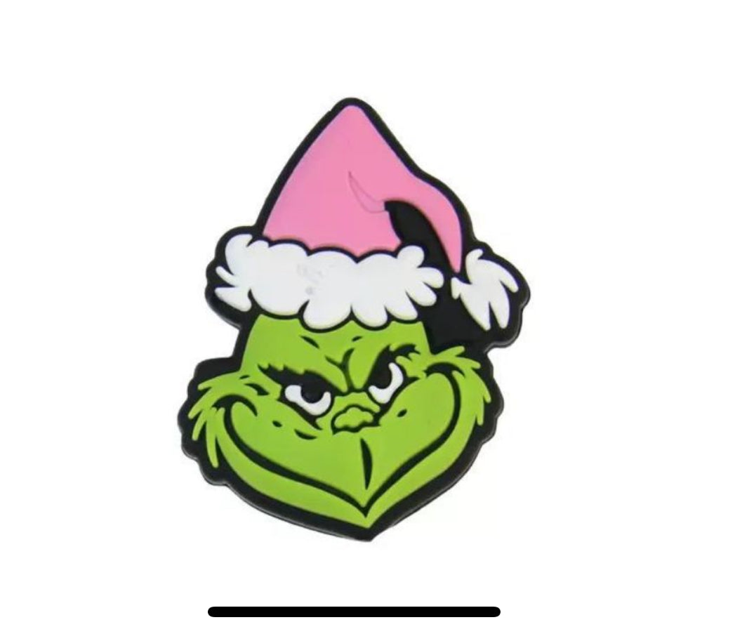 diy silicon focal bead figure grinch for Christmas beaded beadable focal