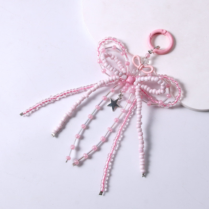 DIY key chain phone chain charm diy beads