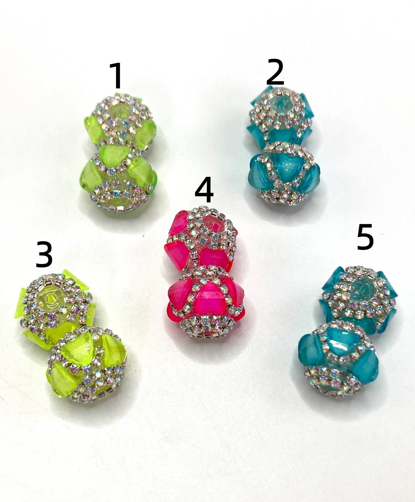 Fancy Beads Acrylic Heart Chain beads Dopamine coloration Neon color 18mm Lantern beads Random Mix