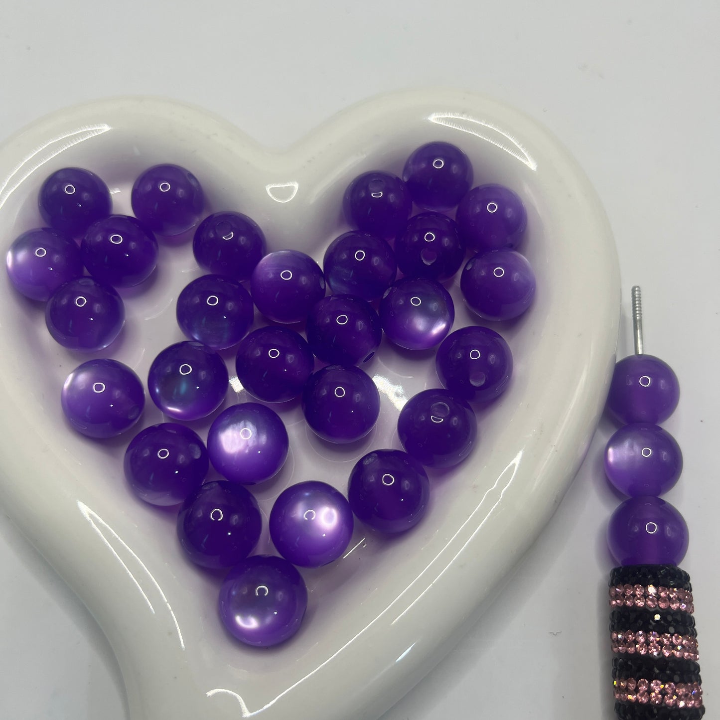 16mm cat eye beads cat eye acrylic beads shiny cat eye random mixed