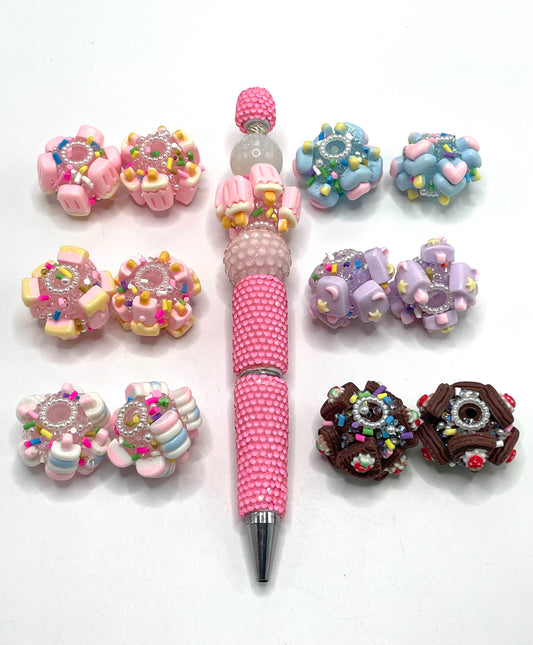 Cream beads Ice cream Pastries candy Sweet dessert beads Random Mix