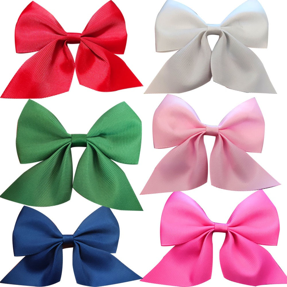 cross-border textile rib bow accessories material for diy beads for any diy 9cm