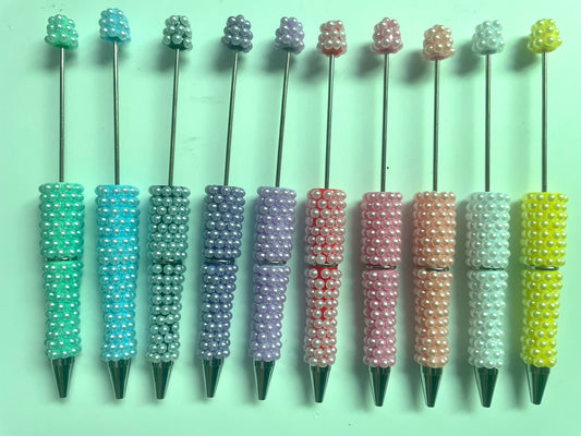 diy beaded beadable bubble fancy pen