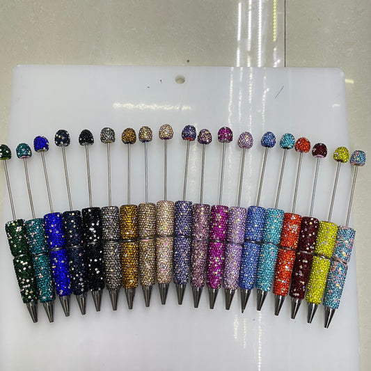 rhinestone pen AB color bling pen clay pen