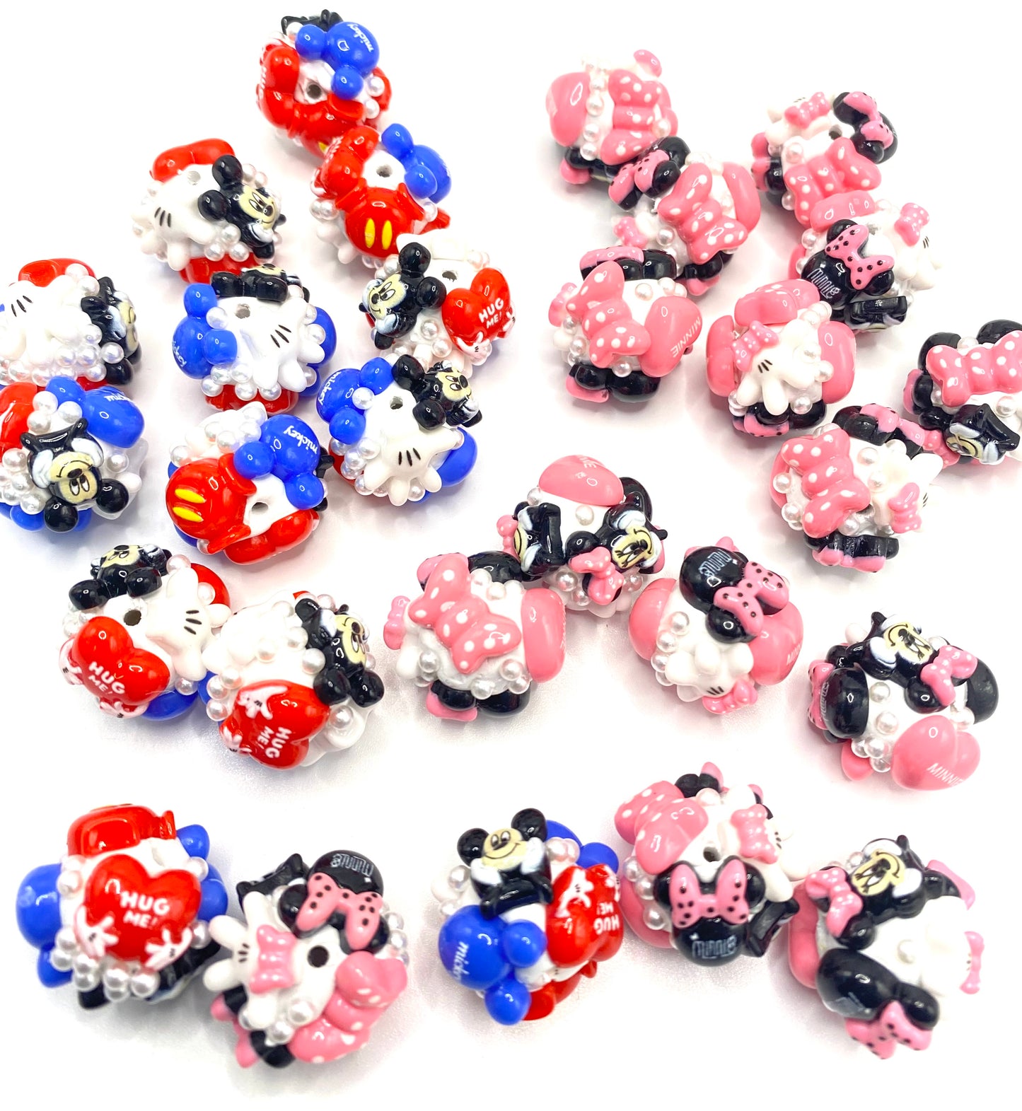 Acrylic charater bead mouse beads cartoon beads