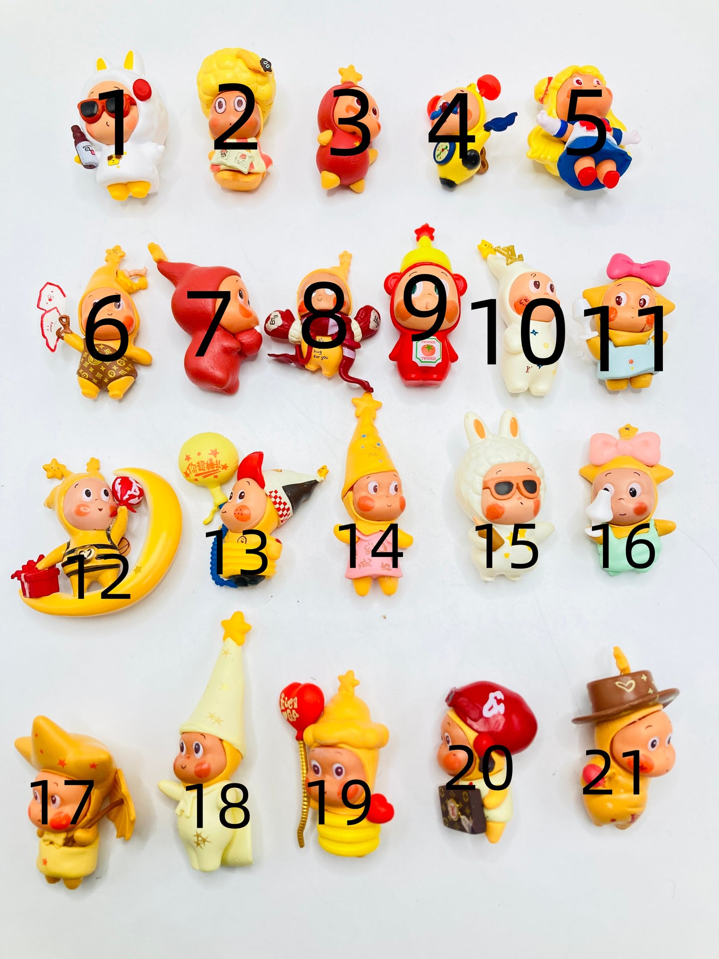 Star People Various styles and designs twinkle Pen Toppers