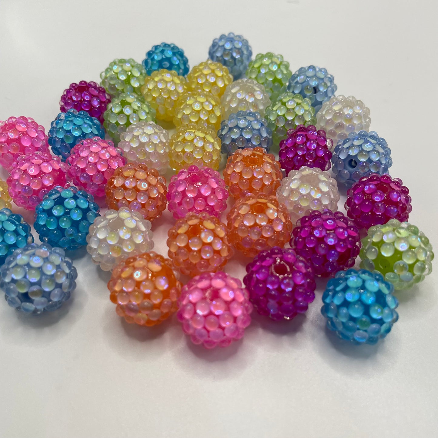 16mm bubble beads sold color bubble beads rhinestones bead