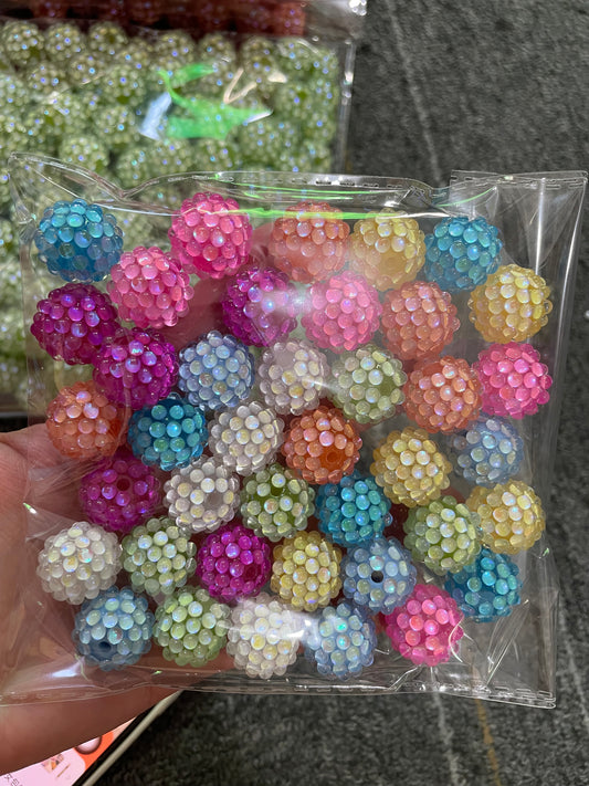 16mm bubble beads sold color bubble beads rhinestones bead